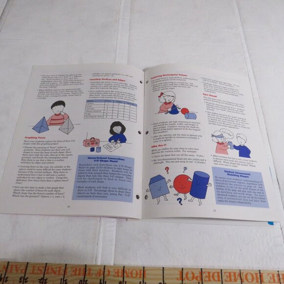 Solid Shapes BIG BOOK (almost 2 feet tall) with teacher pages CLASSROOM SIZE - Picture 13 of 16